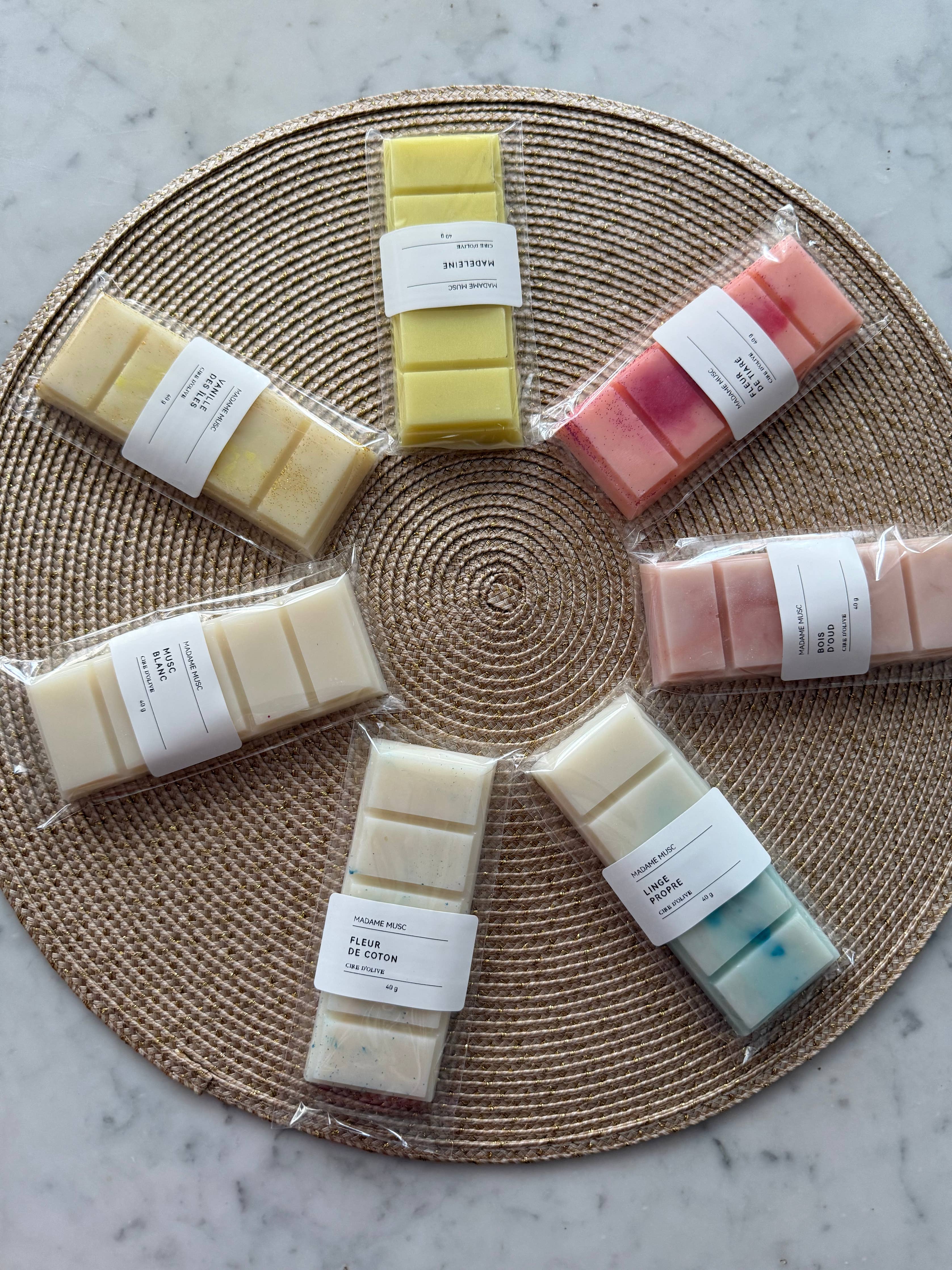 TABLETTE DE CIRE PARFUMÉE