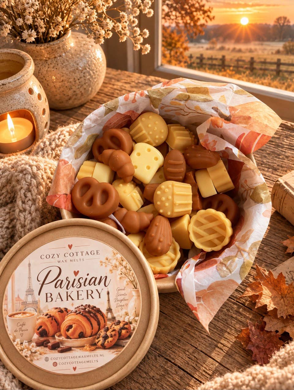 Boîte de fondants de cire Parisian Bakery