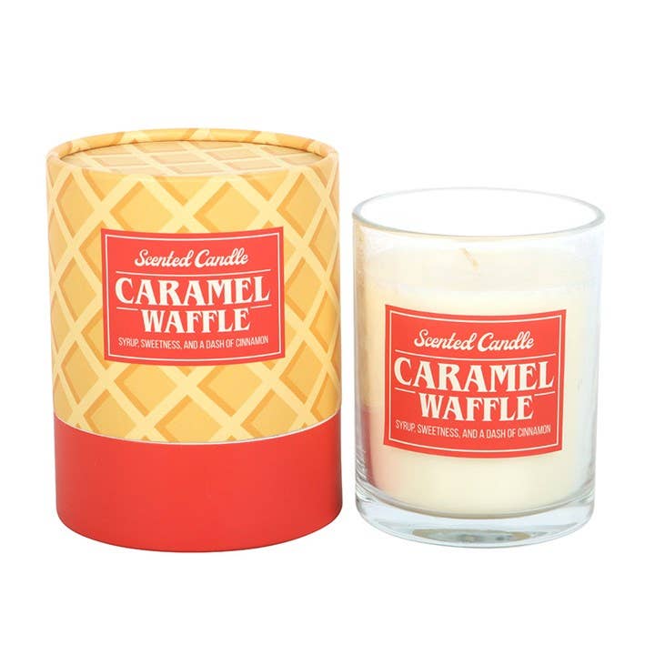 Bougie caramel et à la gaufre