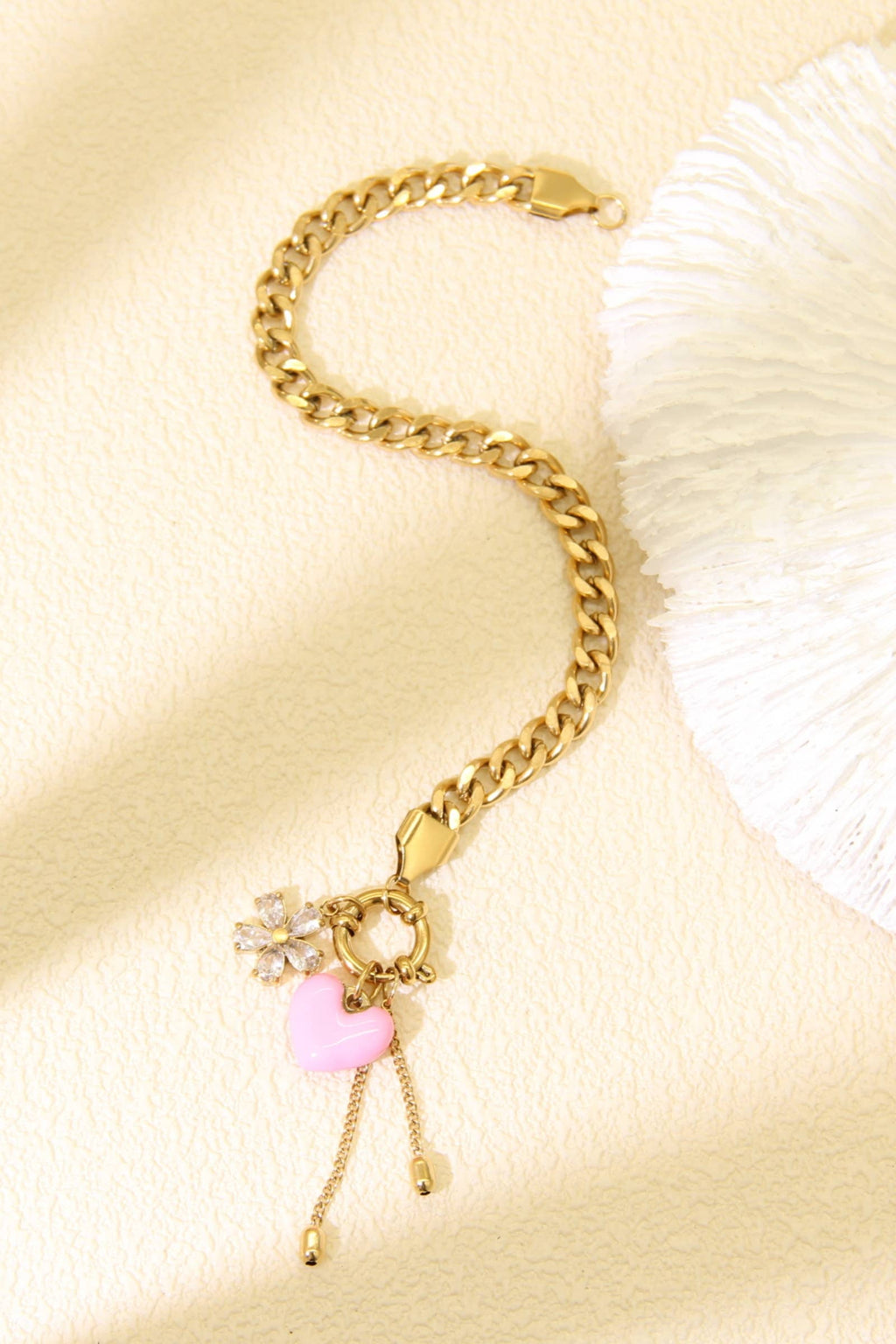 Bracelet Charms Cœur