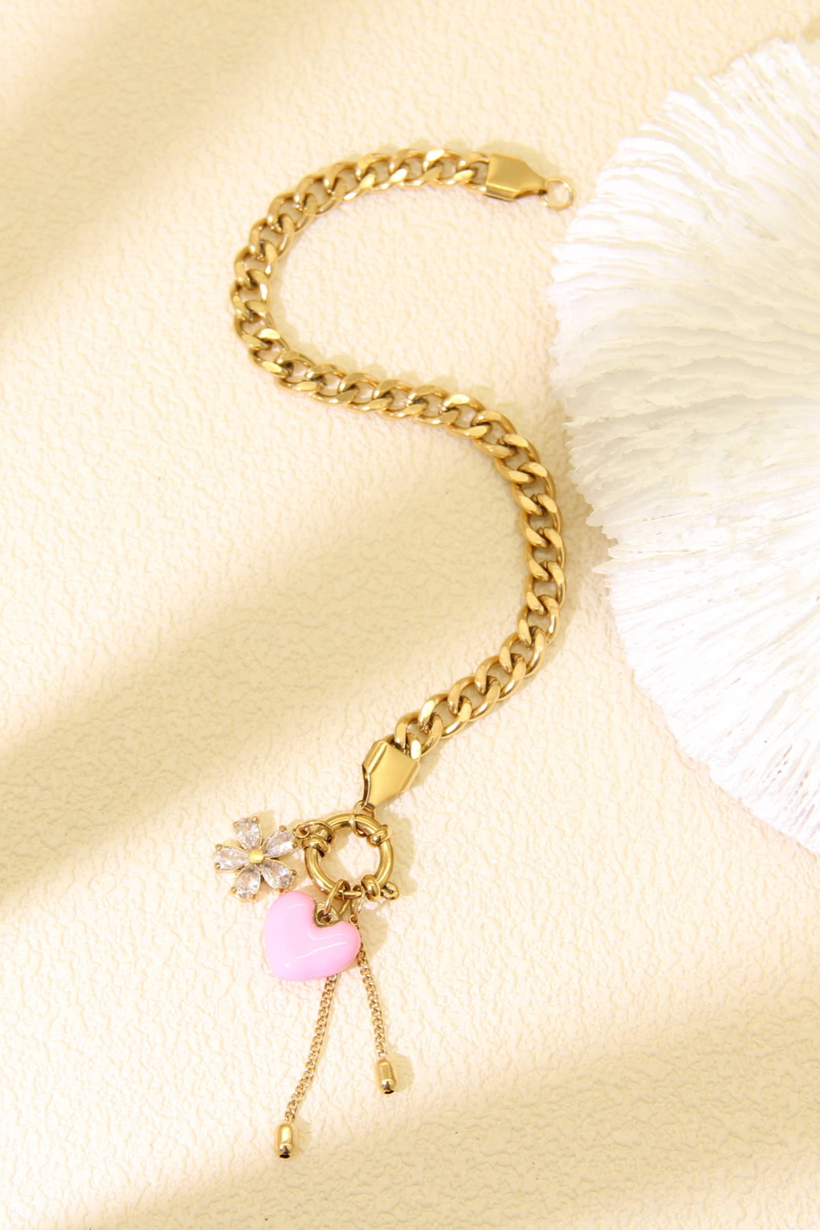 Bracelet Charms Cœur
