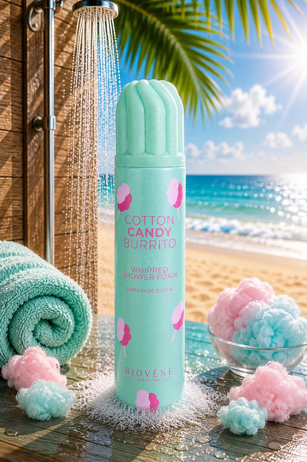 Mousse de douche chantilly