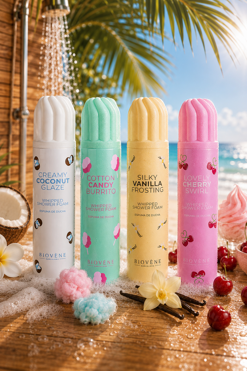 Mousse de douche chantilly